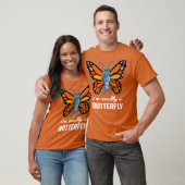 Schattigee vlinder Shirt Dabbing Monarch Vlinder (Unisex)