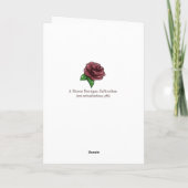 Schattigee vlinder verjaardag kaart (Achterkant)