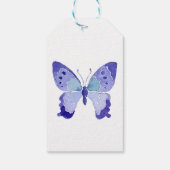 Schattigee vlinder Waterverf vlinders bruiloft Cadeaulabel (Achterkant)