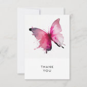 Schattigee vlinderblanco Bedankt Custom (Voorkant)