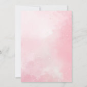 Schattigee Vlinderbloemen Meisje Verjaardagsfeest  Kaart (Achterkant)