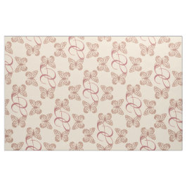 Schattigee Vlinders & Aangepast Monogram Patroon Stof