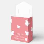 Schattigee vlinders roze lente baby shower feest bedankdoosjes (Geopend)