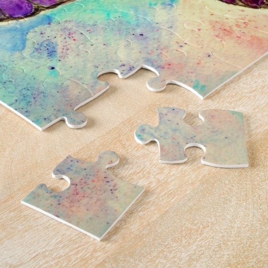 Schattigee vlinders Vliegende Jigsaw Puzzel (Zijkant)