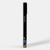 Schattigee vlinderzwarte bloemen Case-Mate iPhone case (Achterkant / Rechts)