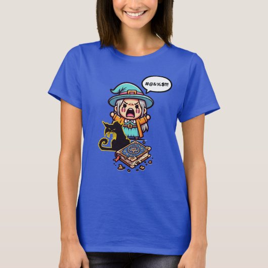 Schattigee vloekheks t-shirt (Voorkant)