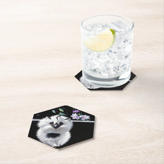 Schattigee vloer kartonnen onderzetters (Insitu)