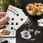 Schattigee vloer pokerkaarten (Insitu)