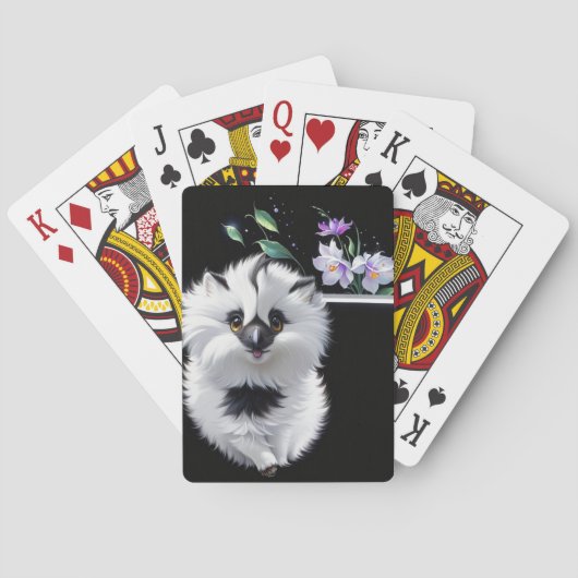 Schattigee vloer pokerkaarten (Achterkant)