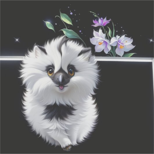 Schattigee vloer sticker (Voorkant)