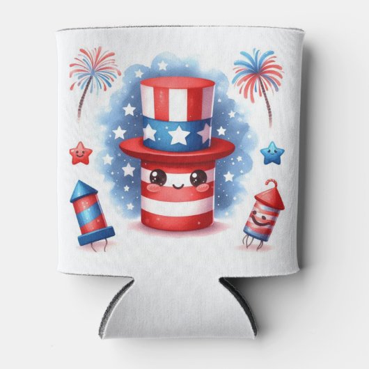 Schattigee voetzoekers blikjeskoeler (Voorkant)