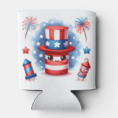 Schattigee voetzoekers blikjeskoeler (Achterkant)