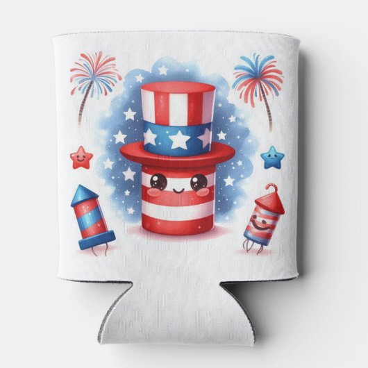 Schattigee voetzoekers blikjeskoeler (Achterkant)