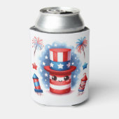 Schattigee voetzoekers blikjeskoeler (Blikje Achterkant)