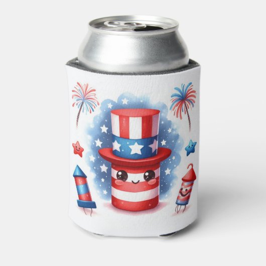 Schattigee voetzoekers blikjeskoeler (Blikje Achterkant)