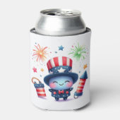 Schattigee voetzoekers blikjeskoeler (Blikje Voorkant)