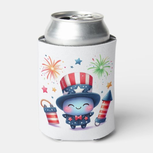 Schattigee voetzoekers blikjeskoeler (Blikje Voorkant)