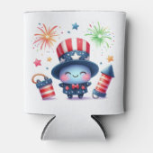 Schattigee voetzoekers blikjeskoeler (Voorkant)