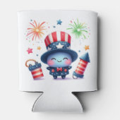 Schattigee voetzoekers blikjeskoeler (Achterkant)