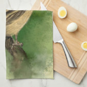 Schattigee Vogel Keuken Handdoek (Quarter Fold)