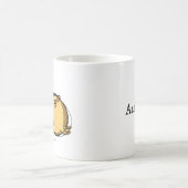 Schattigee vogel puzzel stuk koffiemok (Center)