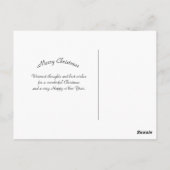 Schattigee Vogel Santa Pet Foto Kerst Briefkaart (Achterkant)