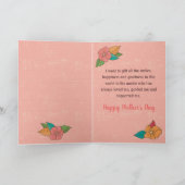 Schattigee vogelhuisbloemen Moederdag Kaart voor t (Binnen)