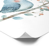 Schattigee vogelkwekerij vrienden houden van diere poster (Hoek)