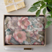 Schattigee vogelliefhebbers bloemen decoupage tissuepapier (Geschenk)
