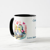 Schattigee vogelliefhebbers van je gepersonaliseer mok (Voorkant links)