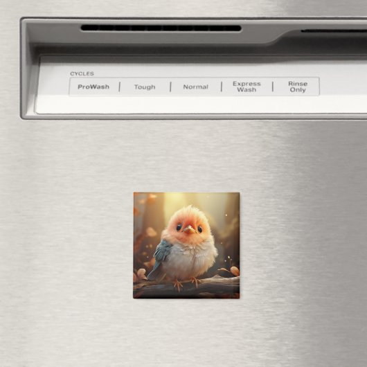 Schattigee vogelmagneet magneet (Insitu (Vaatwasser))