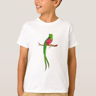 Schattigee vogelquetzal t-shirt