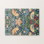 Schattigee vogels, aardbeiendief  kunst legpuzzel (Horizontaal)