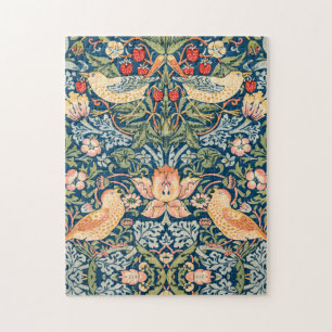 Schattigee vogels, aardbeiendief  kunst legpuzzel