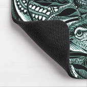 Schattigee vogels in het bos kunst muismat (Hoek)