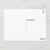 Schattigee Vogels Loverbird Zwart Wit Huwelijk Dan Briefkaart (Achterkant)