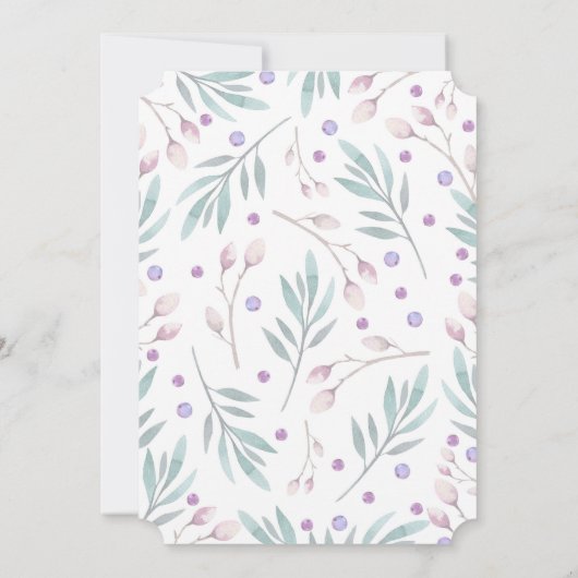 Schattigee Vogels Paar Roze Bloemboom Huwelijk Kaart (Achterkant)