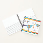 Schattigee vogelwhisk gepersonaliseerd recept kook notitieboek (Binnen)