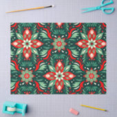 Schattigee volkskunst Abstracte kerst Tissuepapier (Craft)