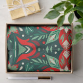 Schattigee volkskunst Abstracte kerst Tissuepapier (Geschenk)