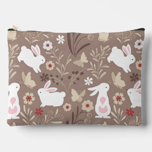 Schattigee volkskunst konijn en bloemen etui