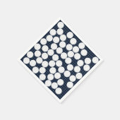 Schattigee volleybal papieren servetten (Hoek)