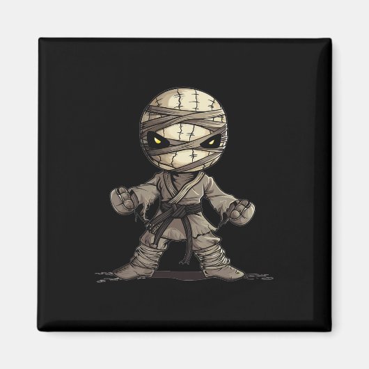 Schattigee Voodoo Doll Karate Magneet (Voorkant)