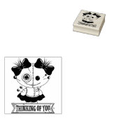 Schattigee Voodoo Rubberstempel (Gestempeld)