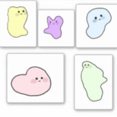 Schattigee vormen sticker (Voorkant)