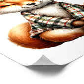 Schattigee vos doet zen poster (Hoek)