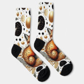 Schattigee vos en Stippen naadloos Sokken (Rechts)