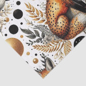 Schattigee vos en Stippen naadloos Tissuepapier (Detail)