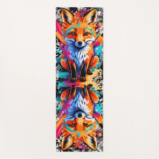 Schattigee vos - Fox yogamatten Yogamat (Voorkant)