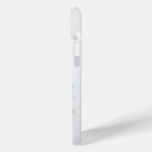 Schattigee vos met bloemenknipsel Case-Mate iPhone case (Achterkant / Links)